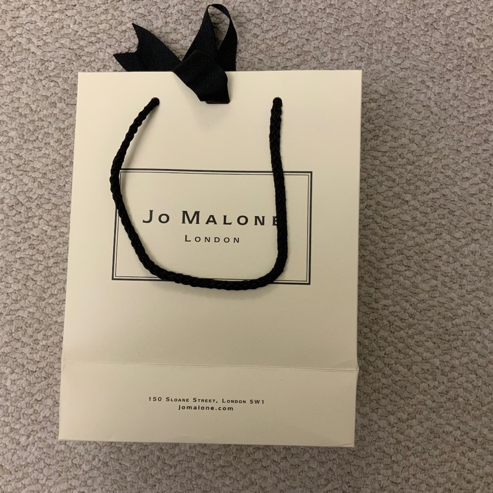 Jo Malone paper shopping bag with ribbon